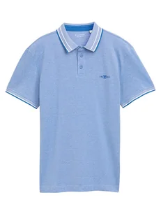 Tom Tailor Koszulka polo w kolorze błękitnym - Koszulki męskie - miniaturka - grafika 1