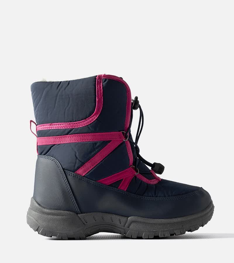 Granatowe śniegowce Lee Cooper LCJ-22-44-1364K-35