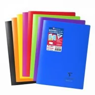 Zeszyty szkolne - Zeszyt A4 48K kratka KoverBook PP 1 sztuka mix kolorów - Clairefontaine - miniaturka - grafika 1