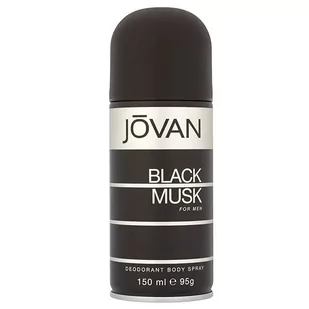 Jovan Musk Black For Men dezodorant 150 ml dla mężczyzn - Dezodoranty i antyperspiranty męskie - miniaturka - grafika 1