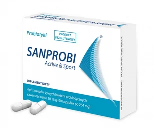 Sanprobi Active & Sport 40 Kapsułek - Układ pokarmowy - miniaturka - grafika 1