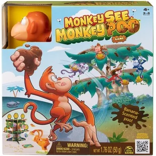 Gra towarzyska SPIN MASTER Monkey See Monkey Poo - Gry planszowe - miniaturka - grafika 1