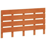 Inne meble do sypialni - vidaXL Wezgłowie do łóżka, woskowy brąz, 150 cm, lite drewno sosnowe - miniaturka - grafika 1