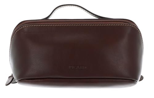 Picard Luis 7216636094 kosmetyczka ze skóry bydlęcej w kolorze kasztanowym, 13 x 24 x 13 cm, kasztan, Einheitsgröße, Kosmetyczka