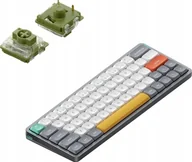 Klawiatury - Nuphy - Air60 V2 Wireless Mechanical Keyboard - Bezprzewodowa Klawiatura Mechaniczna Slim Lunar Gray Moss - miniaturka - grafika 1