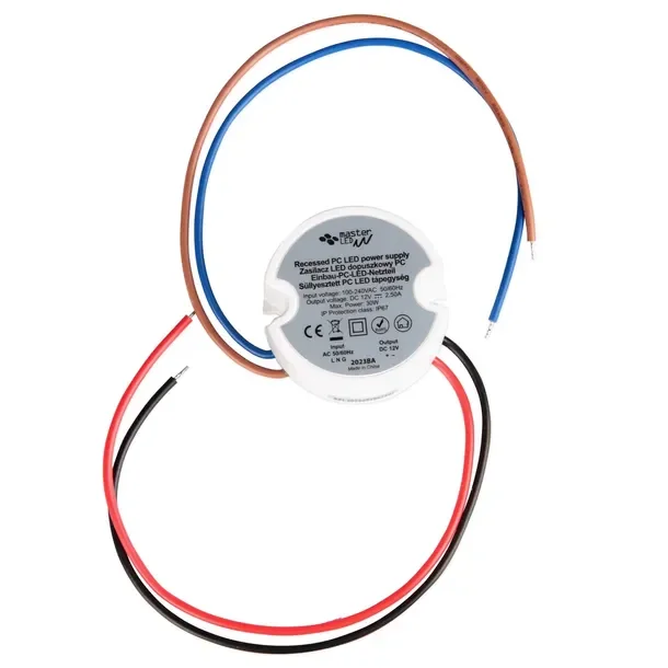 Zasilacz do LED dopuszkowy 12V 25W IP67 do puszki