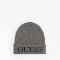 Czapki męskie - Męska Czapka zimowa GUESS CAP AM8858WOL01-GRY – Szary - miniaturka - grafika 1