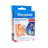 Apteczki i materiały opatrunkowe - 3M Viscoplast Plastry Sport Sportowy Mix 15sztuk 9057908 - miniaturka - grafika 1