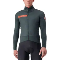 Kurtki męskie - CASTELLI 4520505-303 BETA RoS JACKET MĘSKA kurtka ROVER GREEN/RED ORANGE Rozmiar XXL - miniaturka - grafika 1