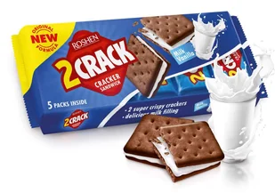 Roshen Crack Krakersy z nadzieniem waniliowym 235 g - Krakersy - miniaturka - grafika 1