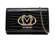 Torebki damskie - Love Moschino JC4047PP1MLE100A, damska torba na ramię, czarna, wyjątkowa, Czarny, Taglia unica - miniaturka - grafika 1