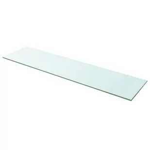Szklany panel VIDAXL, bezbarwny, 100x25 cm - Meble modułowe i akcesoria - miniaturka - grafika 1