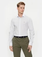 Koszule męskie - Tommy Hilfiger Koszula MW0MW34629 Niebieski Slim Fit - miniaturka - grafika 1