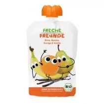 Erdbar Mus Do Wyciskania Gruszka-Banan-Pomarańcza 100g EKO Dla Dzieci smaknatury-ERD0189 - Desery dla dzieci - miniaturka - grafika 2