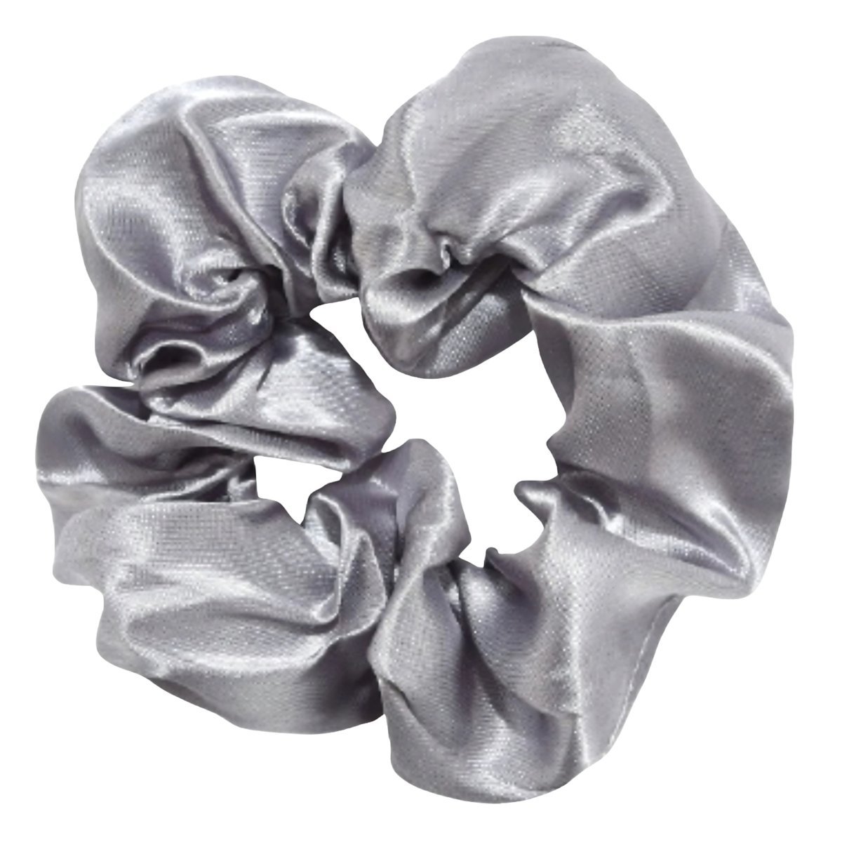 Gumka do Włosów Szara Satynowa Bez Łączeń Wygodna i Bezpieczna dla Włosów