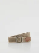 Paski - Reserved - Pleciony pasek - beżowy - miniaturka - grafika 1