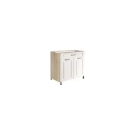 Szafki kuchenne - Szafka Dolna Stojąca 1 Szuflada 2 Drzwi 80 cm SM-6D Smart Fadome Dąb Sonoma, Basic, h 10cm - miniaturka - grafika 1