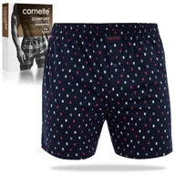 Majtki męskie - Cornette Bokserki Luźne Męskie Comfort Bawełniane 1 sztuka 002/330 Roz. M - miniaturka - grafika 1