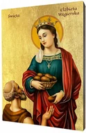 Dewocjonalia - Ikona święta Elżbieta Węgierska - miniaturka - grafika 1