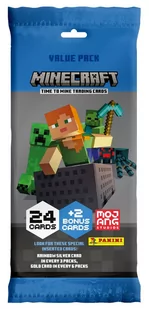 Saszetka 24 karty Minecraft TC 2 + 2 karty spec Nowa - Sport i wypoczynek - miniaturka - grafika 1