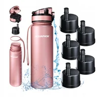 Butelki filtrujące - Butelka filtrująca wodę Aquaphor City Pudrowy Róż 0,5L Do szkoły pracy bieg - miniaturka - grafika 1