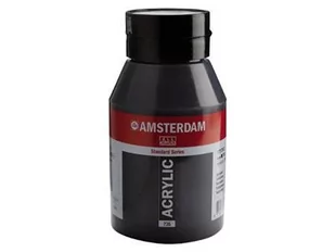 Talens Amsterdam, farba akrylowa, 1000 ml, Czarny oxydowy - Przybory szkolne - miniaturka - grafika 2