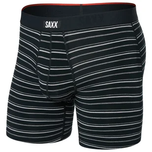Bokserki Saxx Vibe Xtra Super Soft Boxer Brief Fly Rozmiar: M / Kolor: czarny/biały - Majtki męskie - miniaturka - grafika 1