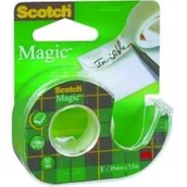 Taśmy klejące - Scotch 3M Taśma biurowa Magic (890; 8-1975), matowa, z dyspenserem, 19mm, 7, 6m 3M-UU005551005 - miniaturka - grafika 1