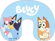 Akcesoria podróżnicze - Zagłówek poduszka podróżna dla dzieci rogal na szyję pod głowę BLUEY - miniaturka - grafika 1
