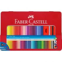 Faber-Castell Kredki Grip 48 kolorów w metalowej oprawie - Kredki, ołówki, pastele i pisaki - miniaturka - grafika 1