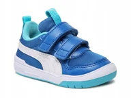 Buty dla dziewczynek - Buty Dziecięce Puma Multiflex 380846-06 Rzepy 19 - miniaturka - grafika 1