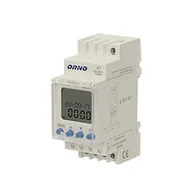 Inne akcesoria elektryczne - Orno Elektroniczny programator czasowy, 52 programy, 3 języki menu, 2 moduły, DIN TH-35mm OR-PRE-433 - miniaturka - grafika 1