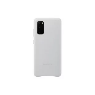 Samsung Etui Leather Cover do Galaxy S20 Jasno-szary (EF-VG980LSEGEU) - Etui i futerały do telefonów - miniaturka - grafika 1