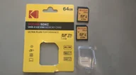 Karty pamięci - Kodak SD 64GB UHS-II U3 V90 Ultra Pro - miniaturka - grafika 1