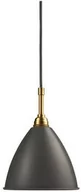 Lampy sufitowe - GUBI - Bestlite BL9 Lampa Wisząca Ø16 Mosiądz/Szara GUBI - miniaturka - grafika 1