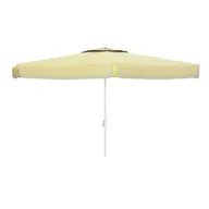 Parasole ogrodowe - Marbueno Parasol z Aluminiowej 8 Linek D270 cm Poliester Biały Ogród, Basen i Taras 10182 D1400034 - miniaturka - grafika 1