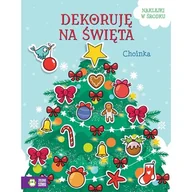 Kolorowanki, wyklejanki - Dekoruję na święta. Choinka - miniaturka - grafika 1