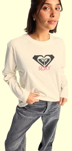 t-shirt damski ROXY HANGLOOSE ART LS WBS0/EGRET - Koszulki i topy damskie - miniaturka - grafika 1