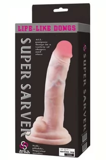 Sztuczne penisy - Wielkie dildo z kręgosłupem - grafika 1
