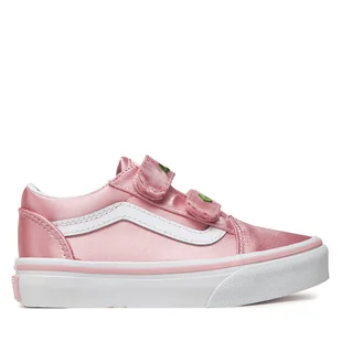 Tenisówki Vans Old Skool V VN000CYDBJ11 Różowy - Buty dla dziewczynek - miniaturka - grafika 1