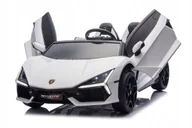 Pojazdy elektryczne dla dzieci - Pojazd Lamborghini Revuelto XL STRONG Biały - miniaturka - grafika 1