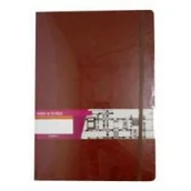 Notesy i bloczki - Antra Formalizm notes A4 z gumką w kratkę brązowy - miniaturka - grafika 1