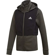 Bluzy dla dziewczynek - adidas Bluza dziecięca unisex Yg Tr Win Fz Hd wielokolorowa Tieley/czarny 128 - miniaturka - grafika 1