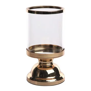 Świecznik złoty 26,5 cm - Świeczniki - miniaturka - grafika 1