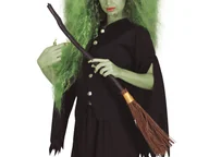 Halloween - Miotła dla czarownicy na Halloween - 90 cm - 1 szt. - miniaturka - grafika 1