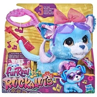 Maskotki i pluszaki - Maskotka HASBRO FurReal Rockalots Piesek na Smyczy F35075L0 - miniaturka - grafika 1