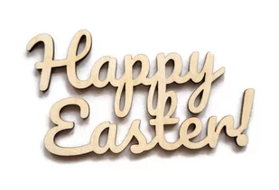 Happy Easter! Drewniany napis 10 cm - Wielkanoc - miniaturka - grafika 1
