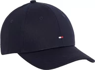 Czapki damskie - Tommy Hilfiger Damska czapka z flagą niezbędną, niebieski kosmiczny, jeden rozmiar, niebieski (Kosmiczny Błękit), Rozmiar uniwersalny - miniaturka - grafika 1