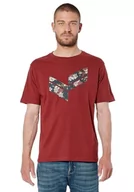 Koszulki męskie - Kaporal Rizzo Koszulka męska, Bordowy, M - miniaturka - grafika 1