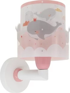 Wieloryby kinkiet 1-punktowy różowy 61179S - Lampy ścienne - miniaturka - grafika 1